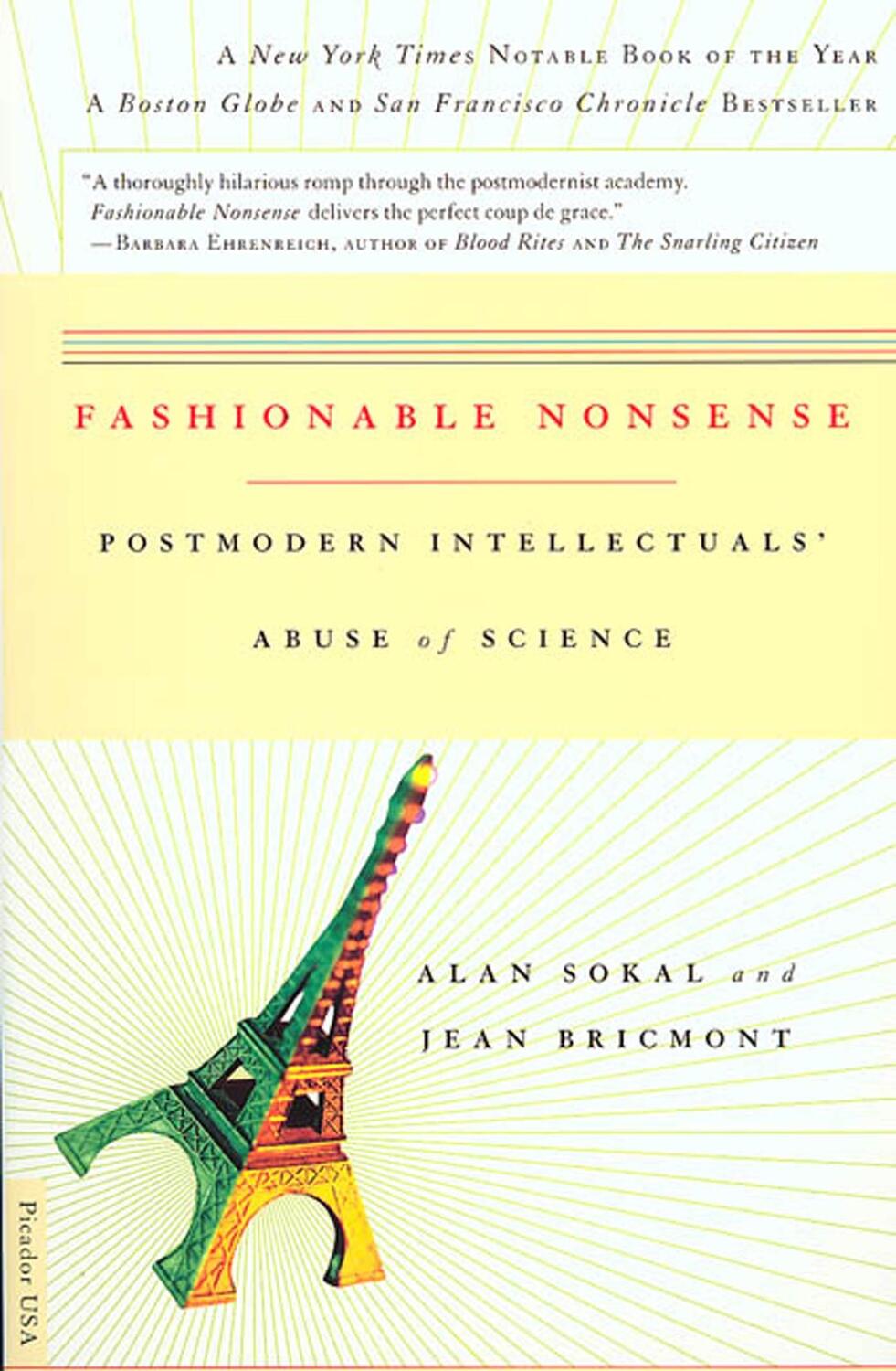 Cover: 9780312204075 | Fashionable Nonsense | Postmodern Intellectuals' Abuse of Science