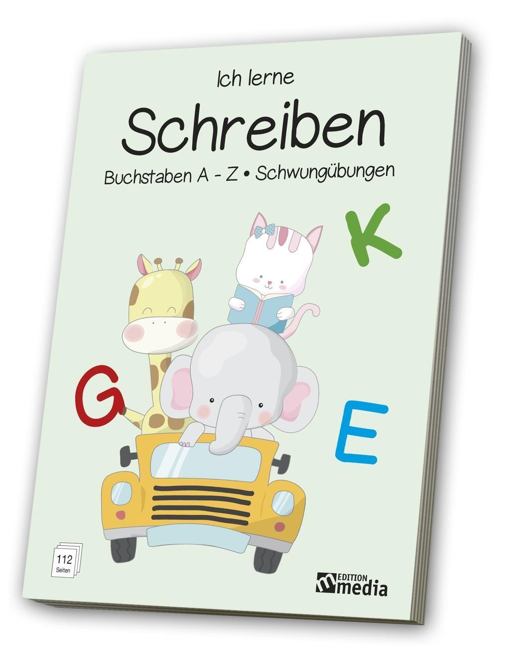 Cover: 4019393986712 | Schreib- und Rechenheft: Schwungübungen & Buchstaben A-Z | Taschenbuch