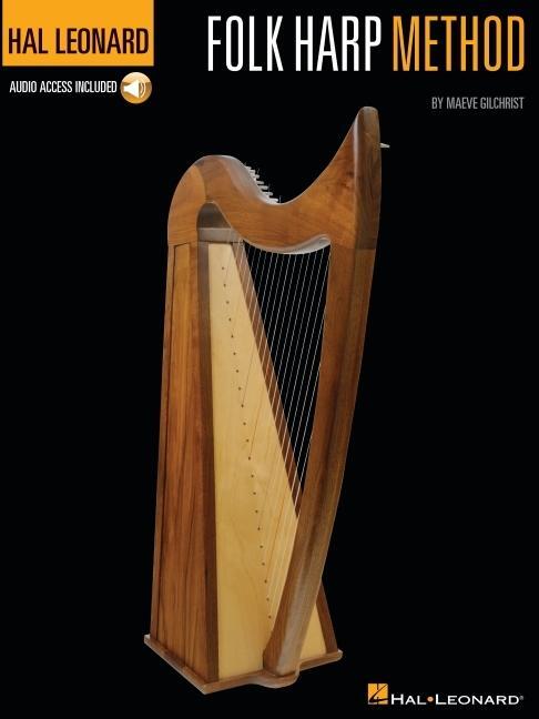 Cover: 9781476812076 | Hal Leonard Folk Harp Method Book/Online Audio | Maeve Gilchrist