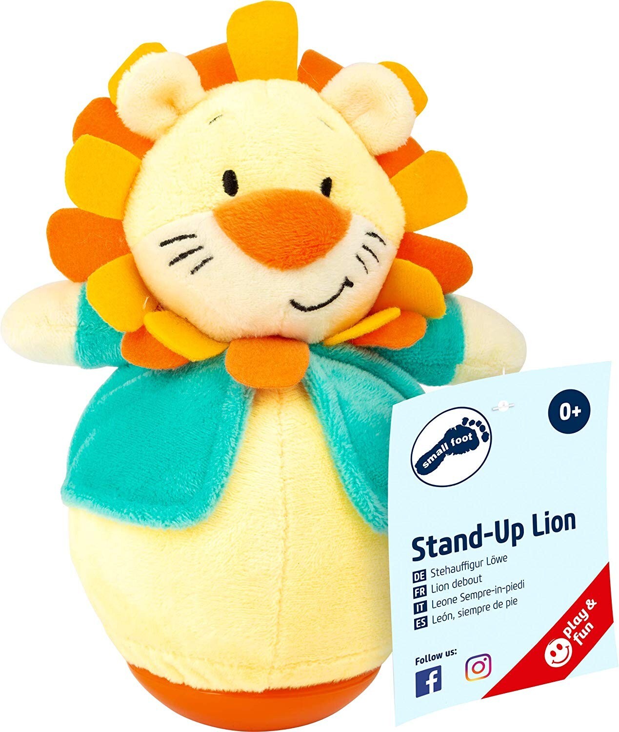 Cover: 4020972114266 | small foot 11426 - Stand Up Lion, Stehauf Figur Löwe,...