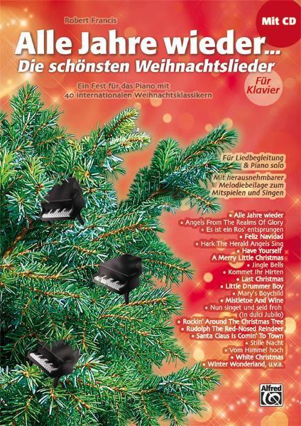 Cover: 9783933136947 | Alle Jahre wieder - Die schönsten Weihnachtslieder für Klavier | Buch