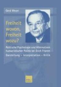 Cover: 9783810033963 | Freiheit wovon, Freiheit wozu? | Gerd Meyer | Taschenbuch | Paperback