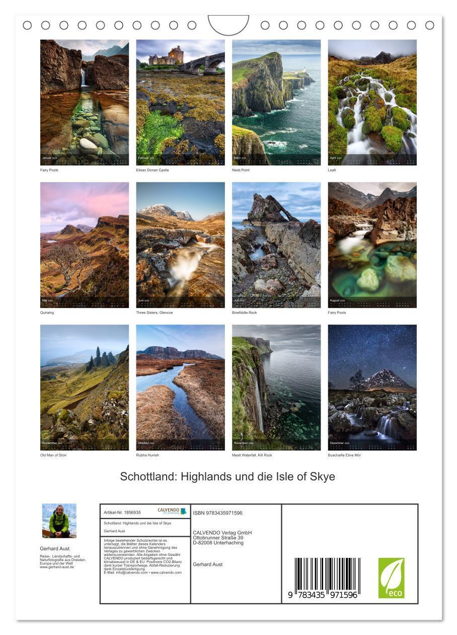 Bild: 9783435971596 | Schottland: Highlands und die Isle of Skye (Wandkalender 2025 DIN...