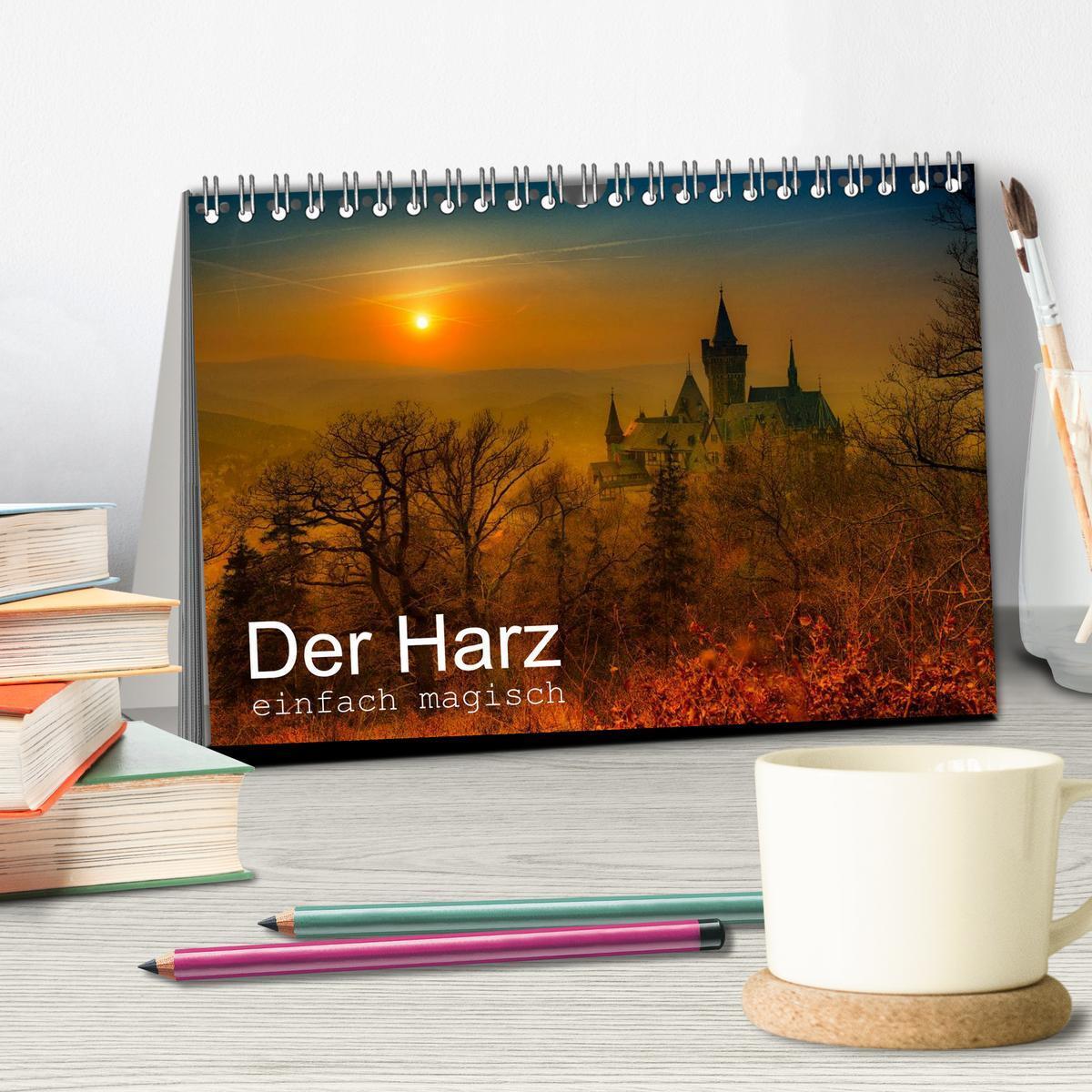 Bild: 9783435537853 | Der Harz einfach magisch (Tischkalender 2025 DIN A5 quer), CALVENDO...