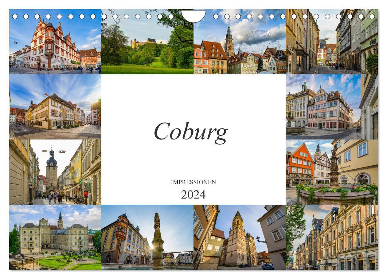 Cover: 9783383000935 | Coburg Impressionen (Wandkalender 2024 DIN A4 quer), CALVENDO...