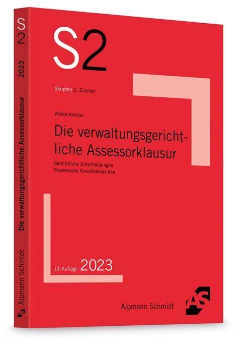 Cover: 9783867528672 | Die verwaltungsgerichtliche Assessorklausur | Horst Wüstenbecker
