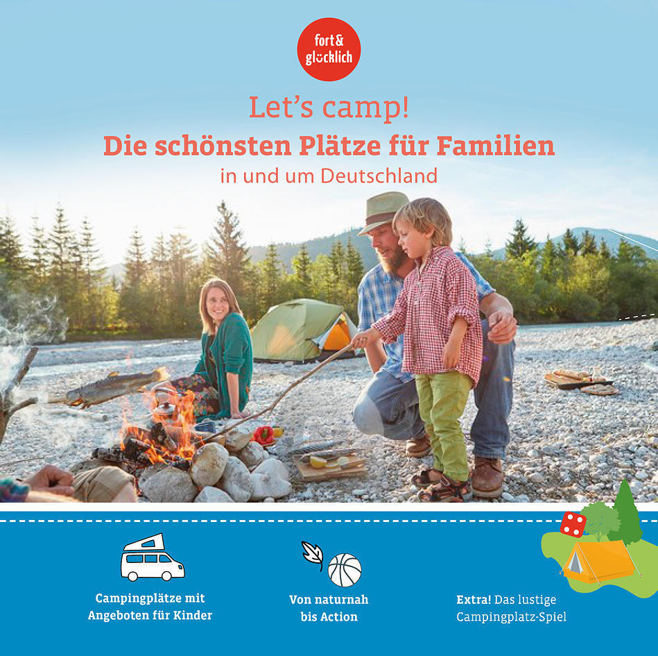 Cover: 9783982109237 | Let's Camp! Die schönsten Plätze für Familien in und um Deutschland