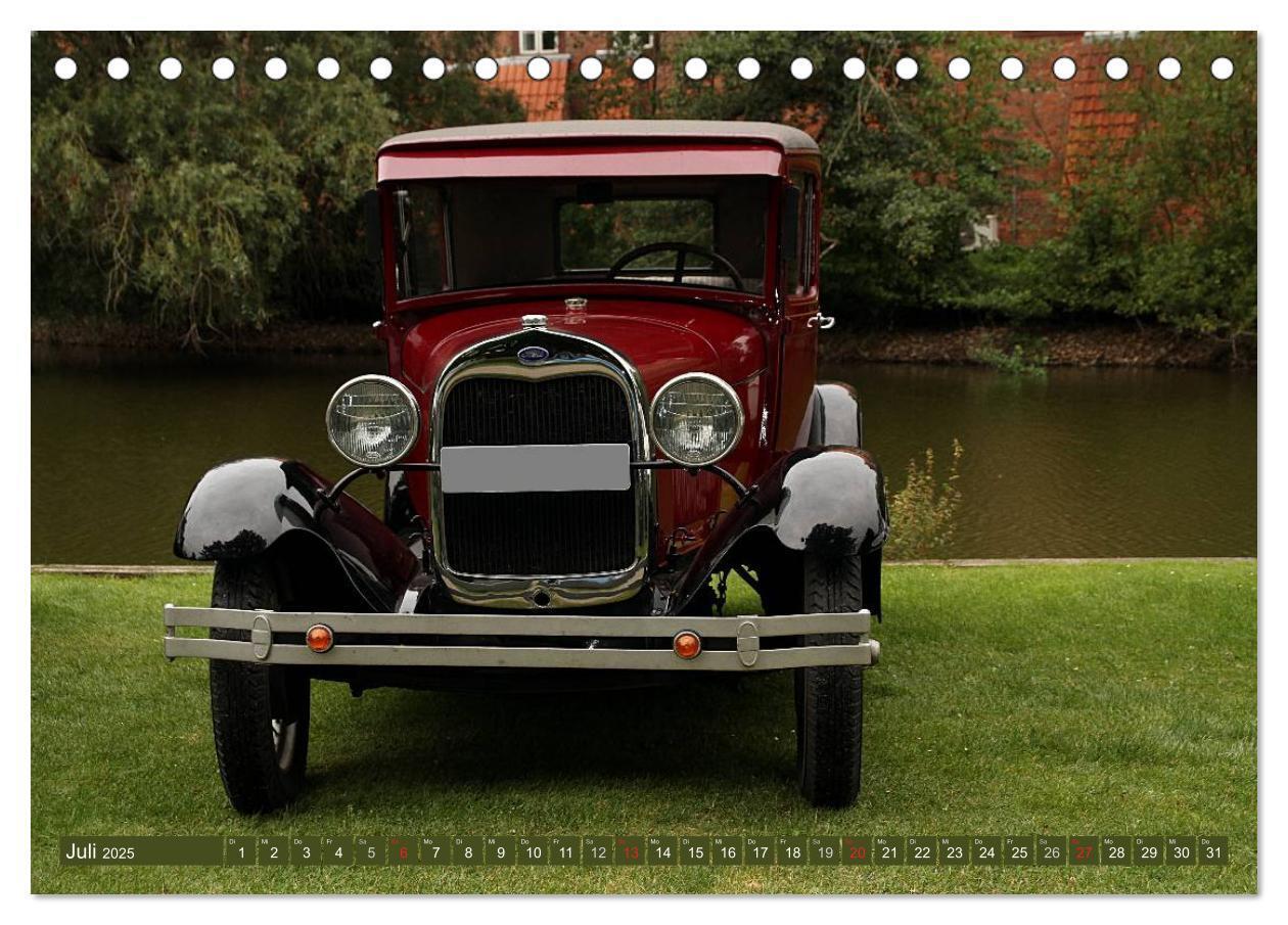 Bild: 9783435492626 | Oldtimer vergangenger Jahrzehnte (Tischkalender 2025 DIN A5 quer),...