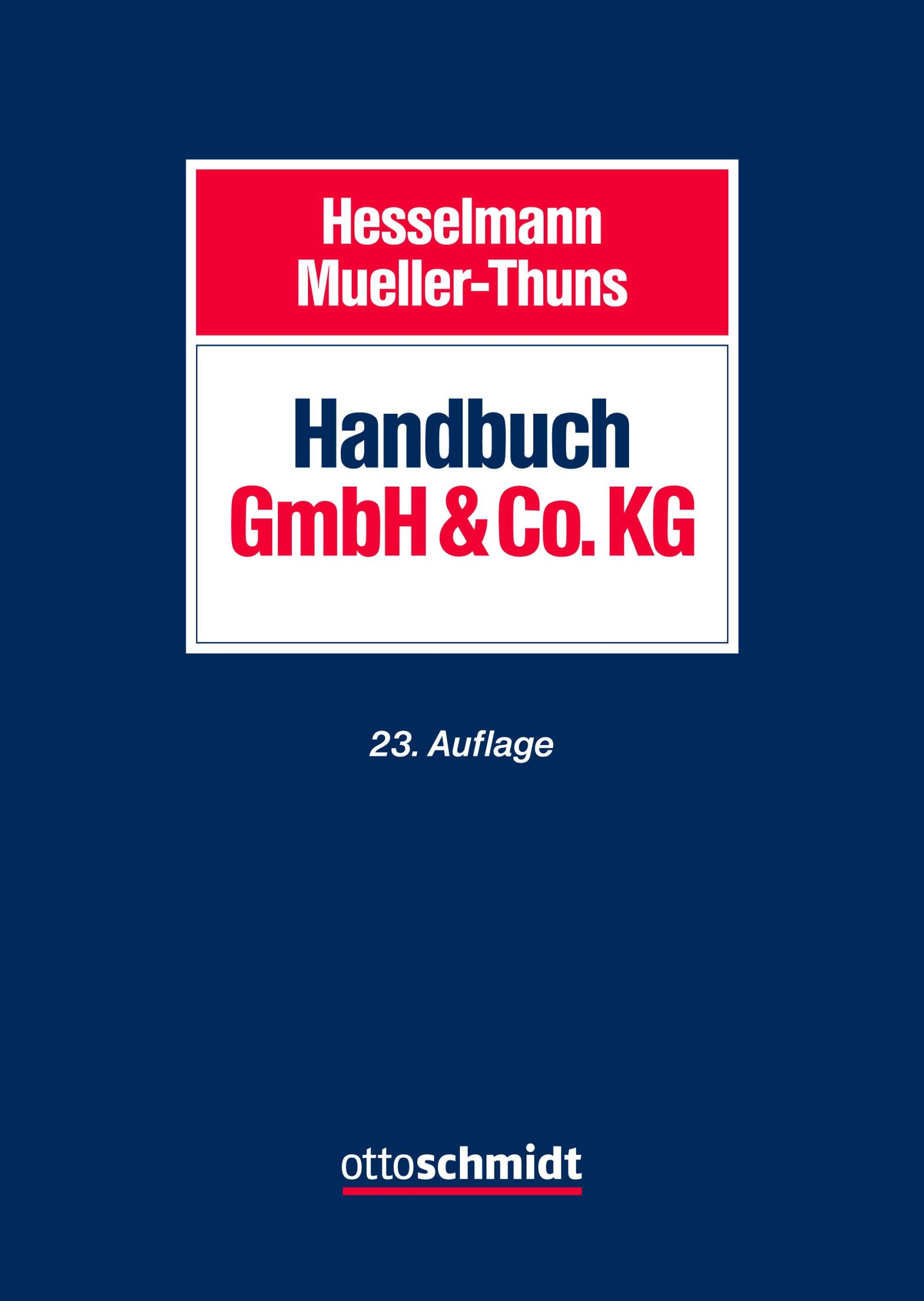 Cover: 9783504325220 | Handbuch GmbH &amp; Co. KG | Gesellschaftsrecht - Steuerrecht | Buch