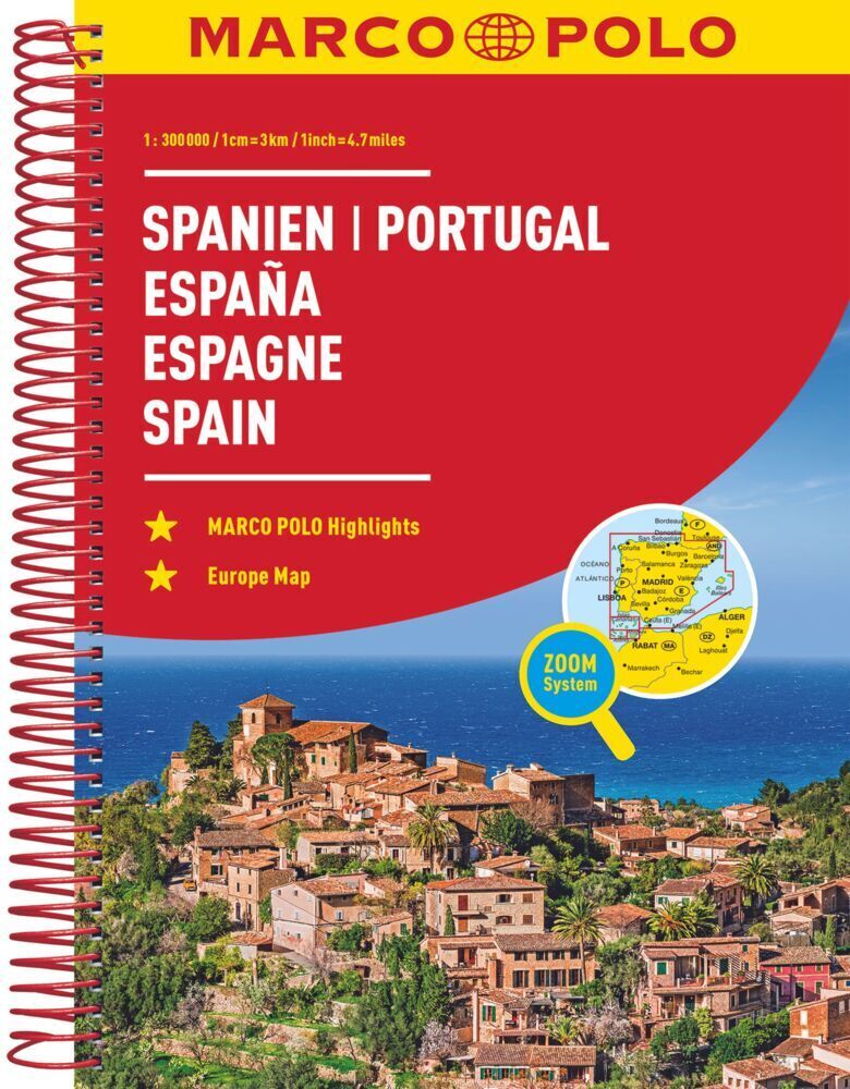 Cover: 9783575016188 | MARCO POLO Reiseatlas Spanien, Portugal 1:300.000 | Taschenbuch | 2022