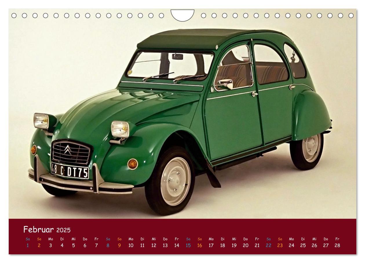 Bild: 9783383948787 | Citroen 2 CV Kult um die Ente (Wandkalender 2025 DIN A4 quer),...