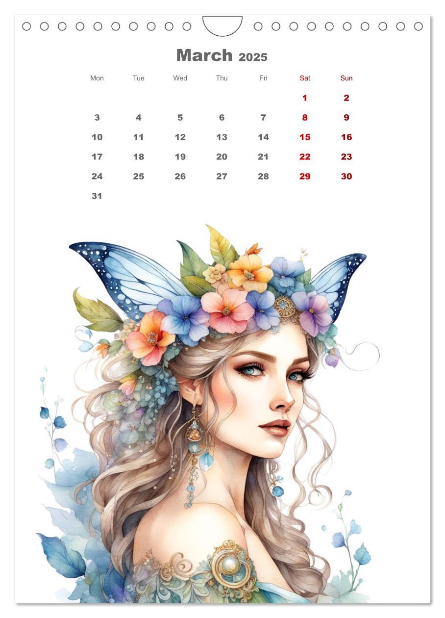 Bild: 9781325924967 | The fairies (Wall Calendar 2025 DIN A4 portrait), CALVENDO 12 Month...