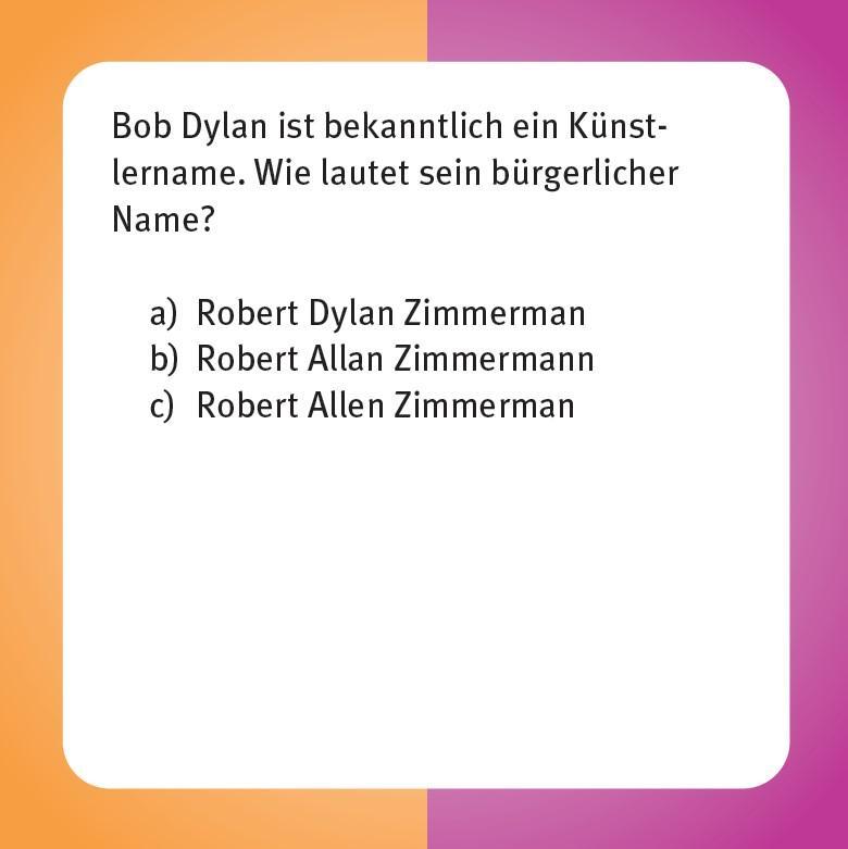 Bild: 4250364119115 | Das Bob Dylan-Quiz | 66 Fragen für Fans | Steffen Radlmaier | Spiel