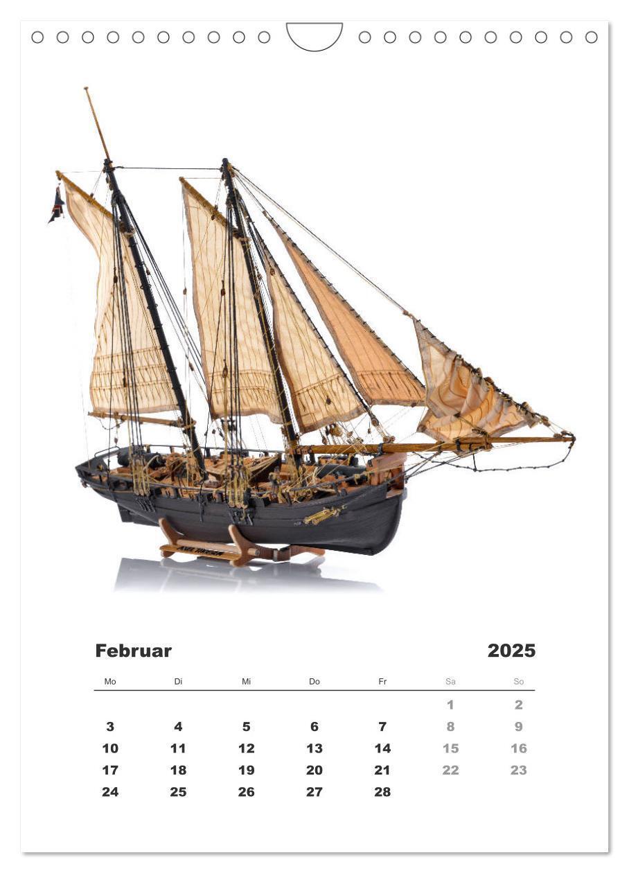 Bild: 9783435961979 | Historische Segelschiffe - Modellbau (Wandkalender 2025 DIN A4...