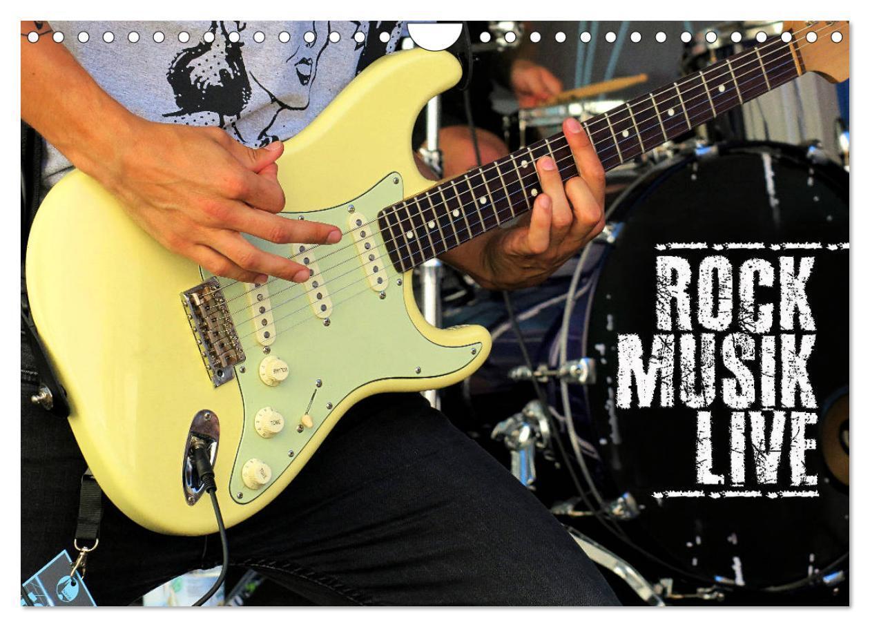 Cover: 9783675450233 | Rockmusik live (Wandkalender 2024 DIN A4 quer), CALVENDO...