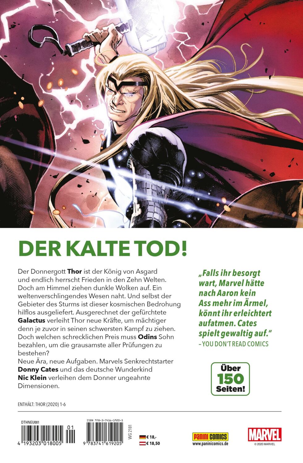 Rückseite: 9783741619205 | Thor: König von Asgard | Bd. 1: Herr der Zerstörung | Cates (u. a.)