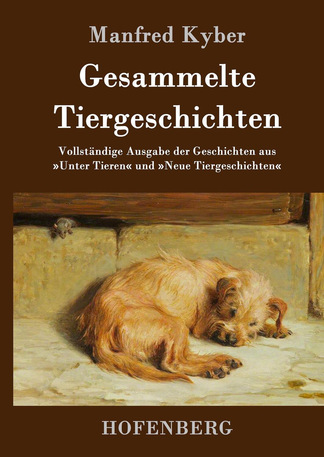 Cover: 9783843050456 | Gesammelte Tiergeschichten | Manfred Kyber | Buch | 176 S. | Deutsch