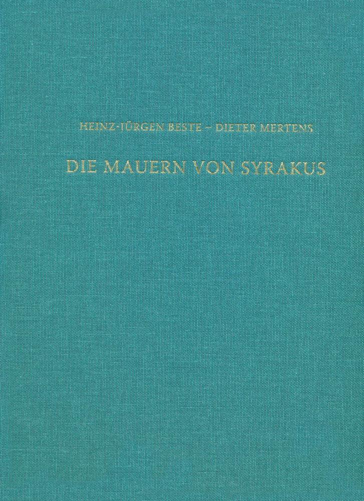 Cover: 9783954900336 | Die Mauern von Syrakus | Heinz-J. Beste (u. a.) | Buch | Deutsch