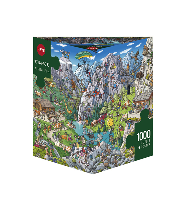 Cover: 4001689296803 | Alpine Fun Puzzle | Birgit Tanck | Spiel | In Dreiecksbox | Deutsch