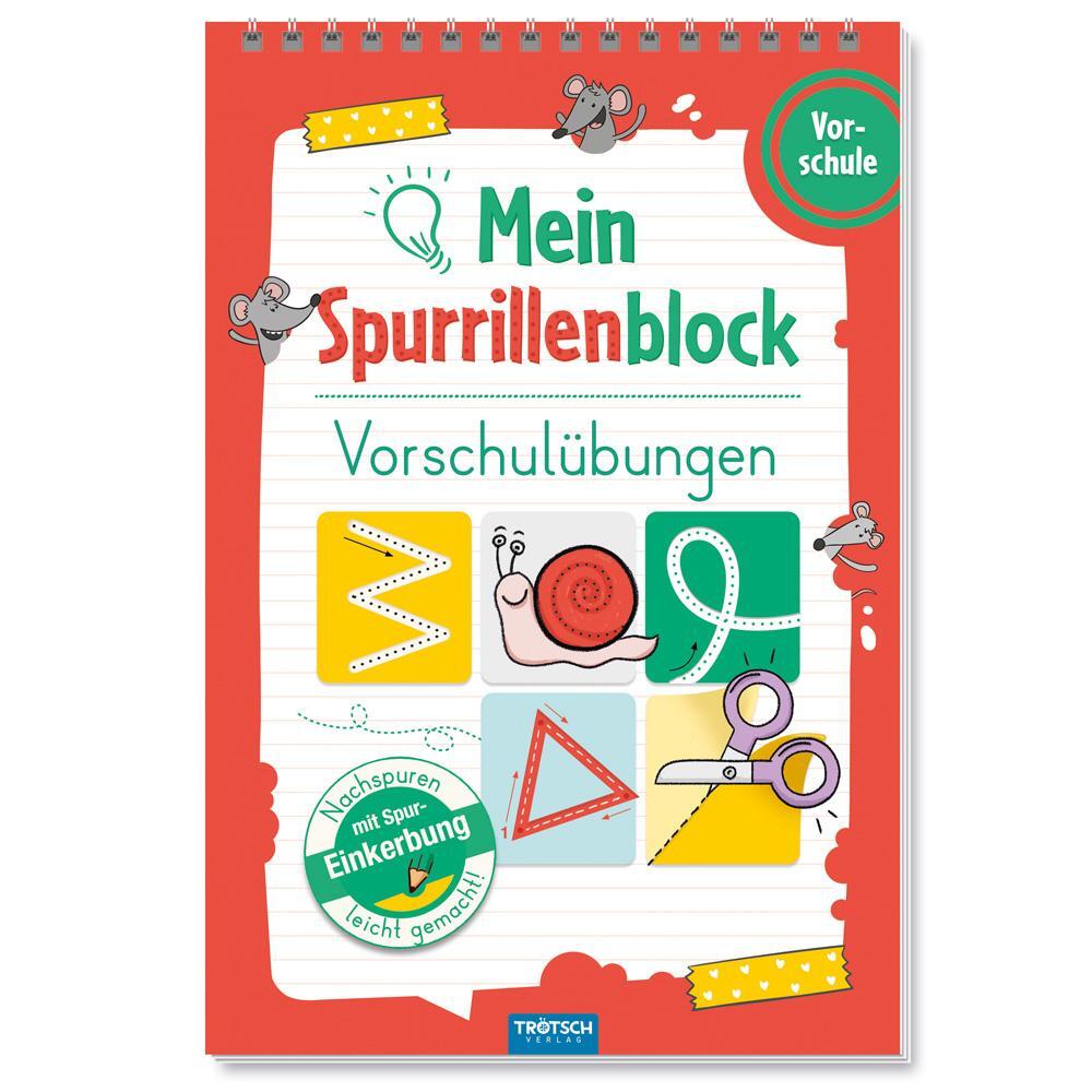 Cover: 9783965523500 | Trötsch Mein Spurrillenblock Vorschulübungen Übungsbuch | KG | Buch