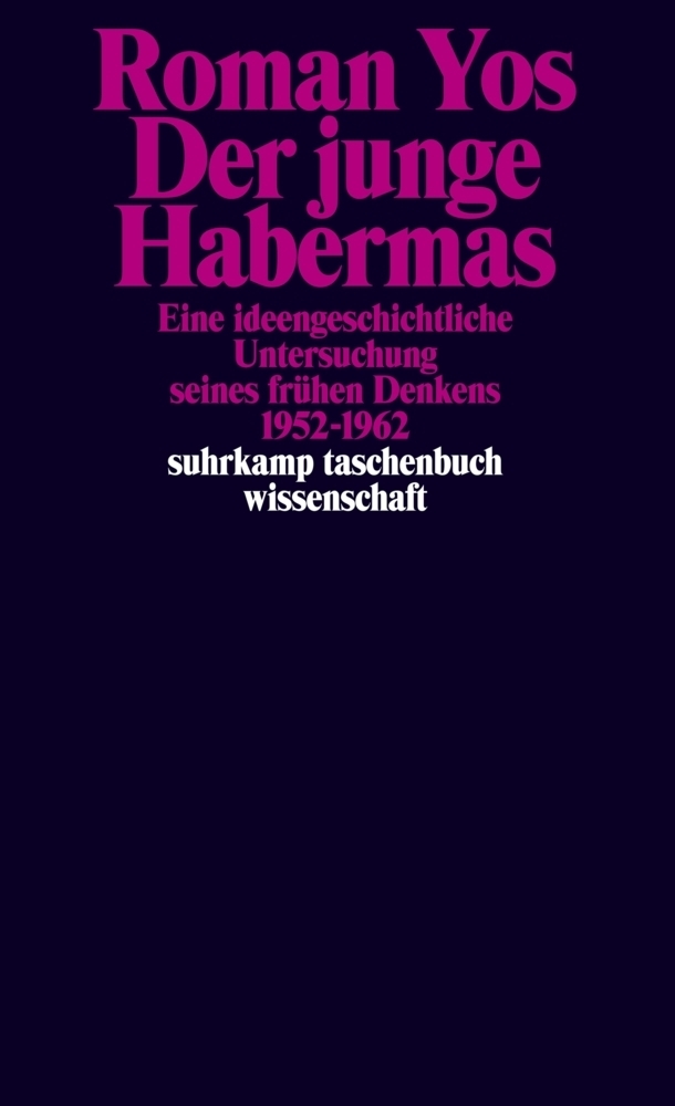 Cover: 9783518298787 | Der junge Habermas | Roman Yos | Taschenbuch | 2019 | Suhrkamp