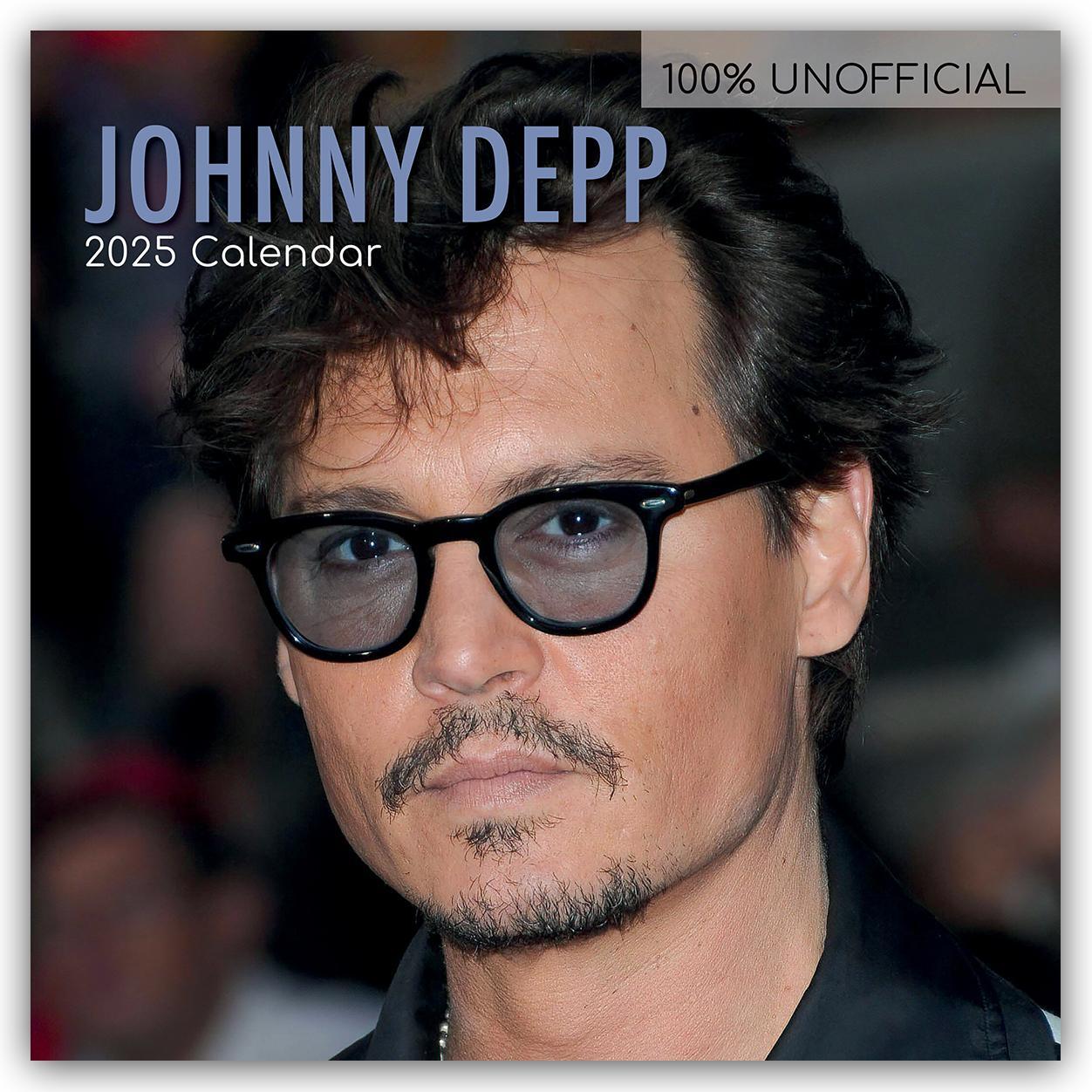 Cover: 9781835367735 | Johnny Depp 2025 - 16-Monatskalender | The Gifted | Kalender | 14 S.