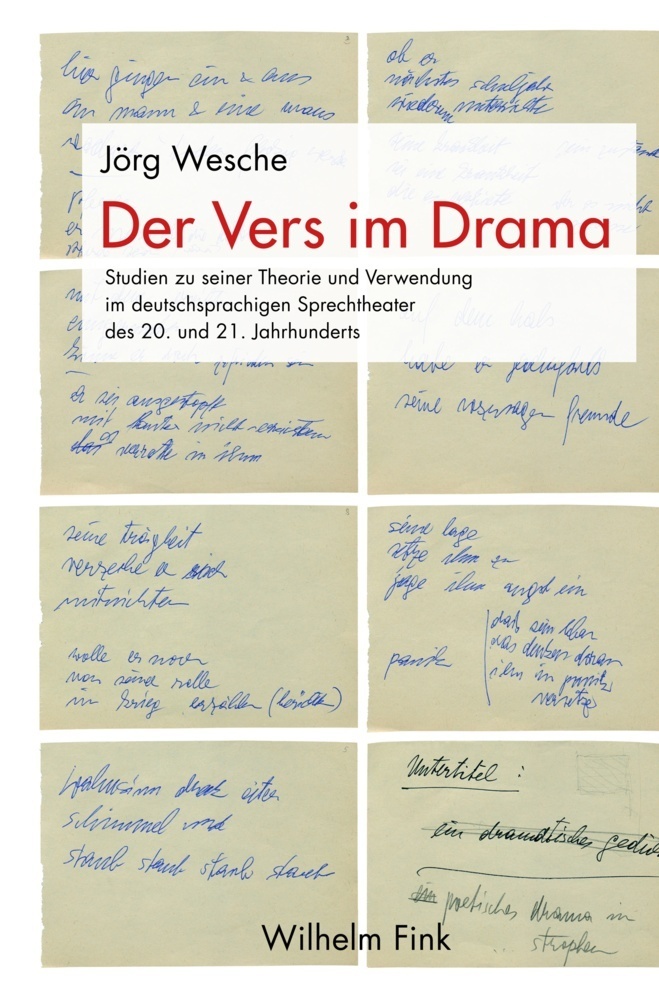 Cover: 9783770562336 | Der Vers im Drama | Jörg Wesche | Taschenbuch | X | Deutsch | 2018