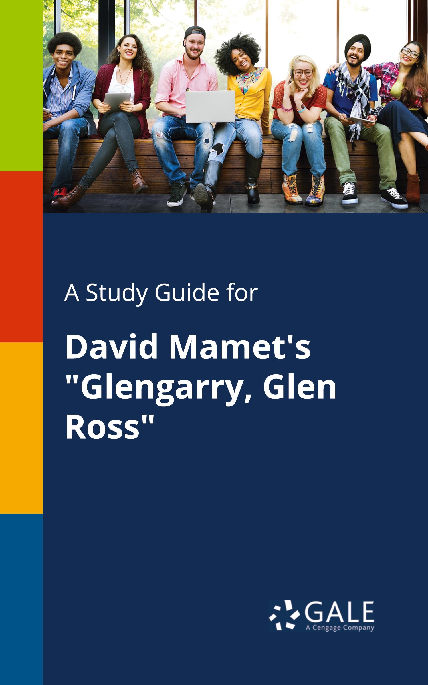 Cover: 9781375380539 | A Study Guide for David Mamet's "Glengarry, Glen Ross" | Gale | Buch