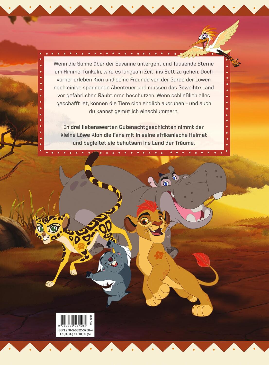 Rückseite: 9783833237584 | Disney Die Garde der Löwen: Meine liebsten Gutenachtgeschichten | Buch