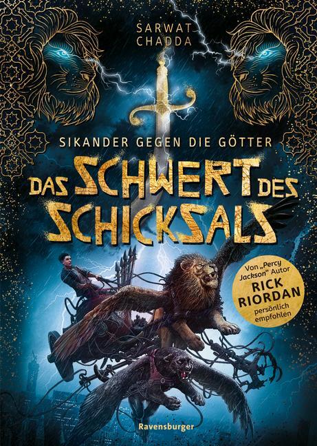 Cover: 9783473408740 | Sikander gegen die Götter, Band 1: Das Schwert des Schicksals (Rick...