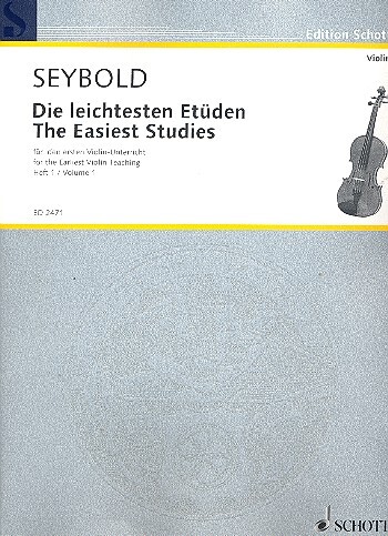 Cover: 9790001037600 | Leichtesten Etudes 1 | Arthur Seybold | Buch | Schott Music