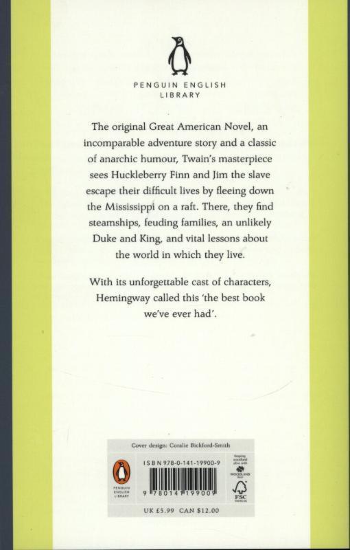 Rückseite: 9780141199009 | The Adventures of Huckleberry Finn | Mark Twain | Taschenbuch | 2012