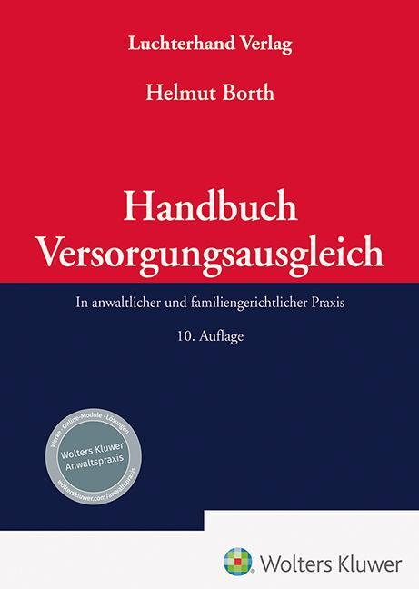 Cover: 9783472098171 | Handbuch Versorgungsausgleich | Helmut Borth | Buch | 870 S. | Deutsch