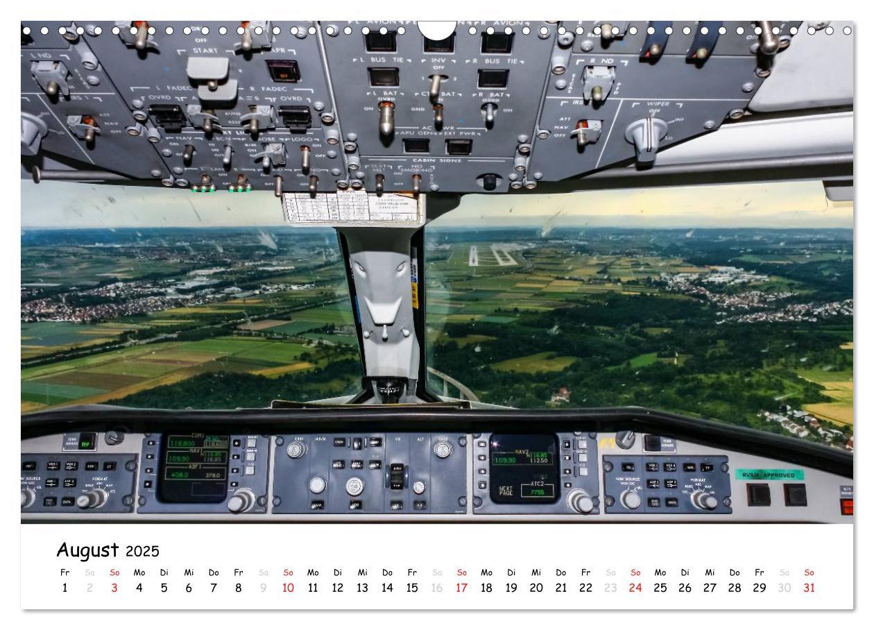 Bild: 9783435467624 | Flight deck - das beste Büro (Wandkalender 2025 DIN A3 quer),...