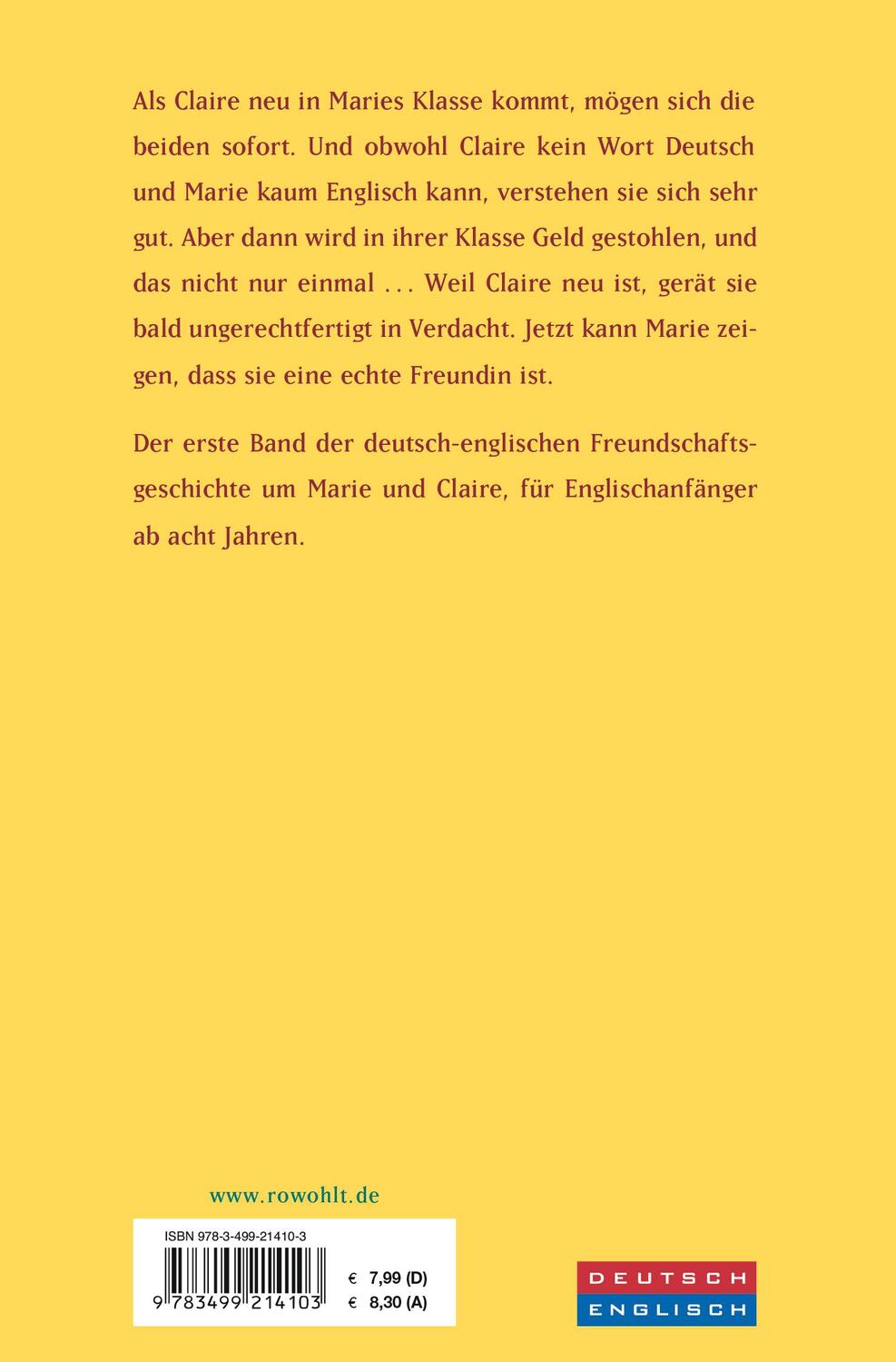 Rückseite: 9783499214103 | Hello Marie - alles okay? | Renate Ahrens | Taschenbuch | Deutsch