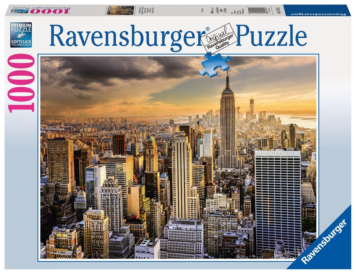 Cover: 4005556197125 | Großartiges New York. Puzzle 1000 Teile | Spiel | Deutsch | 2017