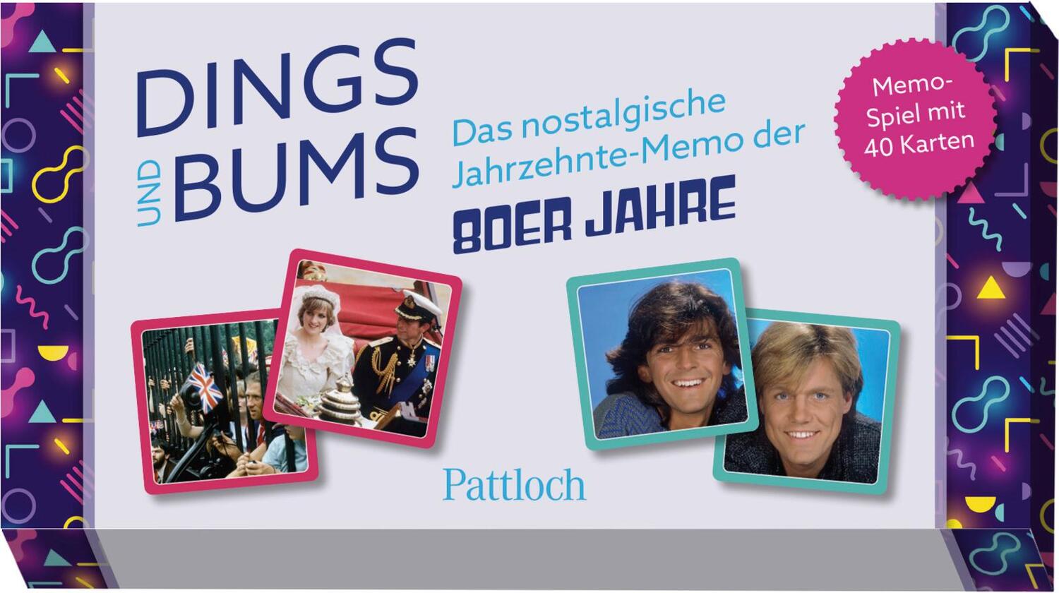 Cover: 4260308344947 | Dings und Bums | Pattloch Verlag | Spiel | Schachtel | 40 S. | Deutsch