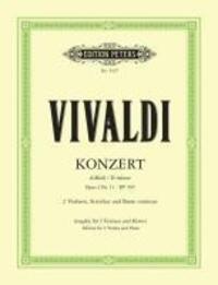 Cover: 9790014023157 | Konzert für 2 Violinen, Streicher und Basso continuo d-moll op. 3...