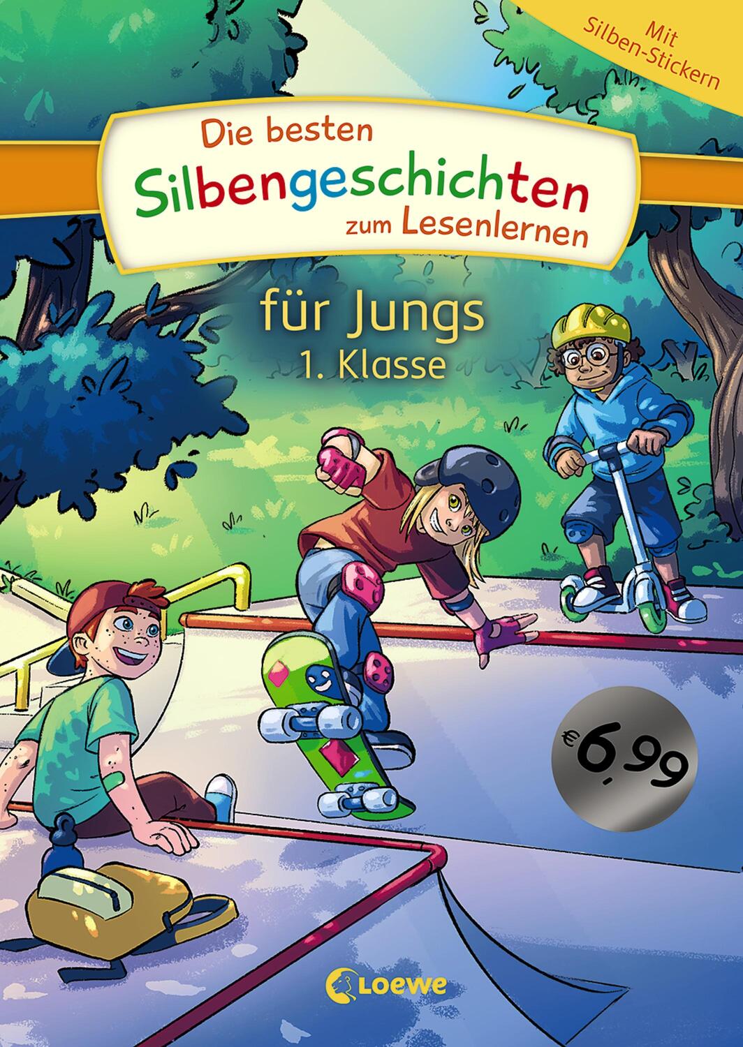 Cover: 9783743206496 | Die besten Silbengeschichten zum Lesenlernen für Jungs 1. Klasse
