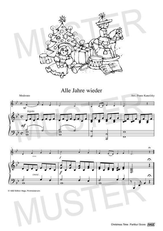 Bild: 4026929911575 | Christmas Time für Violine und Klavier | Franz Kanefzky | Broschüre