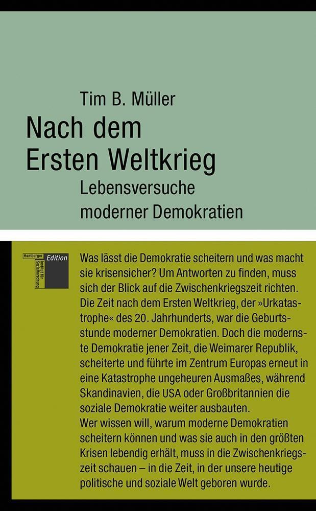 Cover: 9783868542790 | Nach dem Ersten Weltkrieg | Tim B Müller | Buch | 174 S. | Deutsch