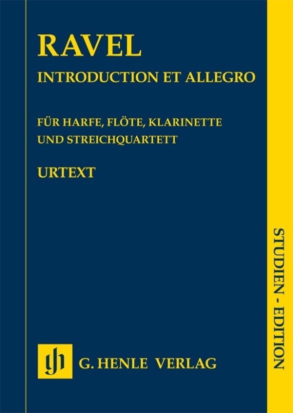 Cover: 9790201870694 | Ravel, Maurice - Introduction et Allegro für Harfe, Flöte,...