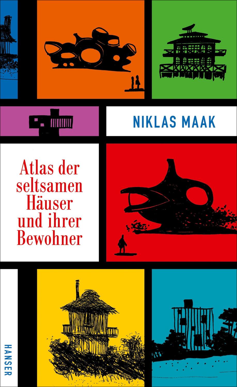 Cover: 9783446252899 | Atlas der seltsamen Häuser und ihrer Bewohner | Niklas Maak | Buch