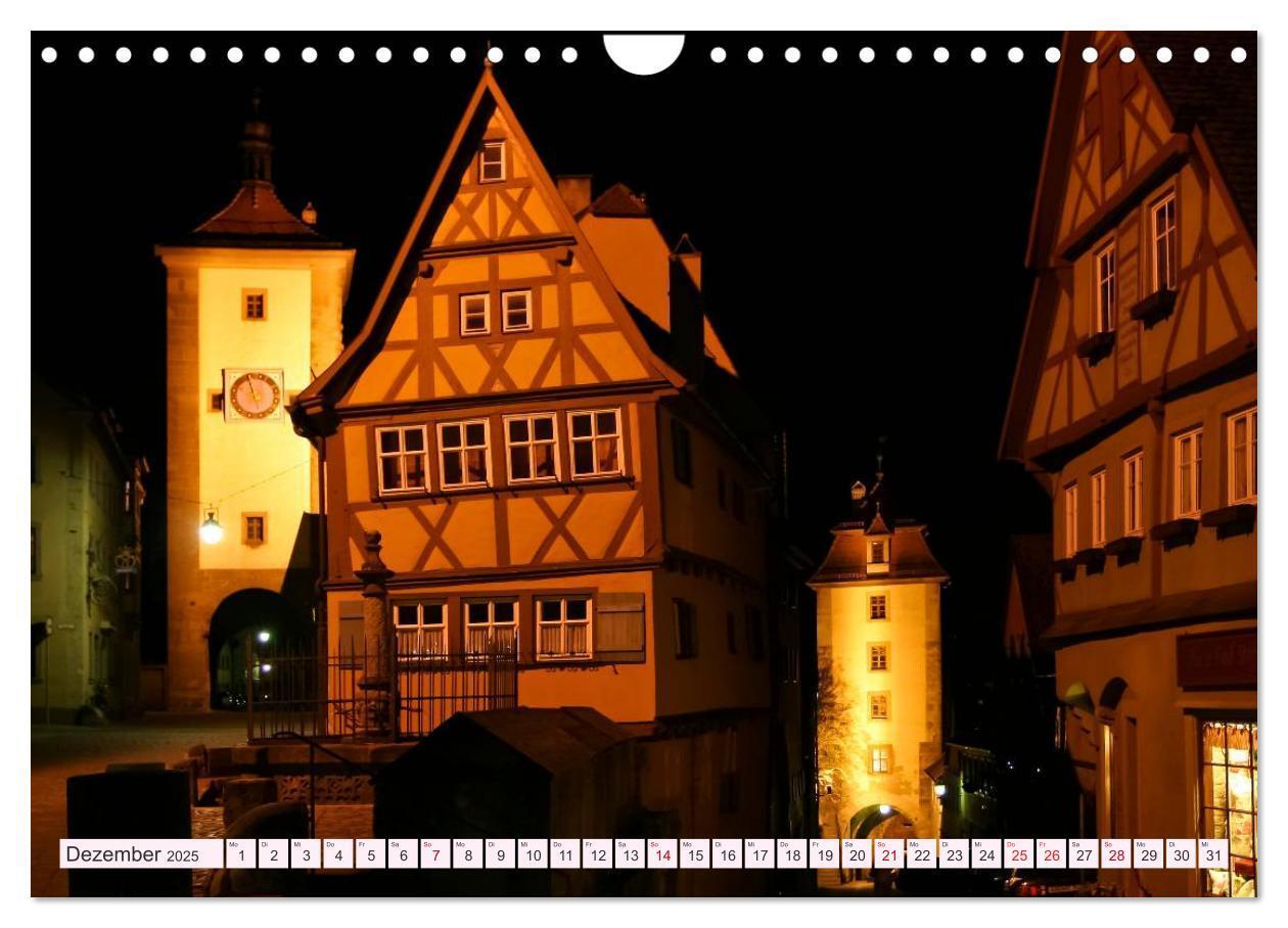 Bild: 9783435610778 | Romantisches Rothenburg ob der Tauber (Wandkalender 2025 DIN A4...