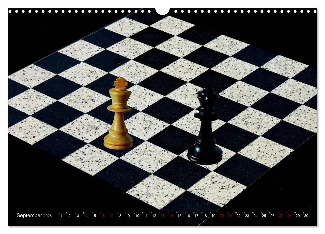 Bild: 9783435398218 | SCHACH - Spiel der Könige (Wandkalender 2025 DIN A3 quer), CALVENDO...