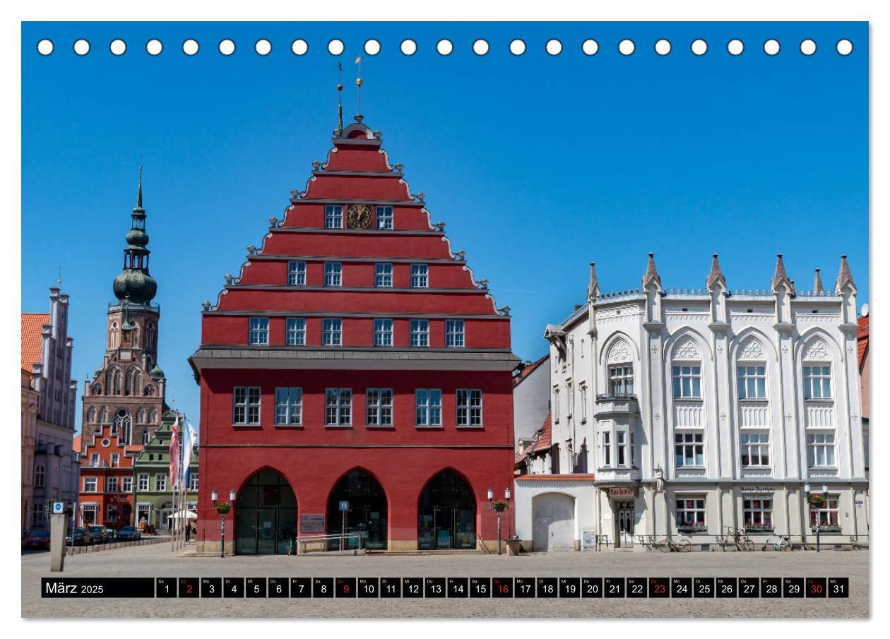 Bild: 9783435286812 | Greifswald, Bilder einer Stadt (Tischkalender 2025 DIN A5 quer),...