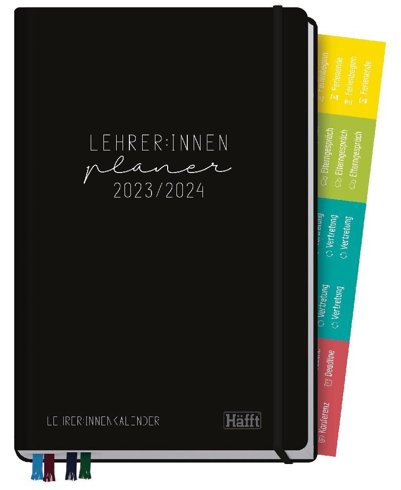 Cover: 4029357071286 | Lehrer-Planer A5+ 23/24 [Black Edition] | Andreas Reiter | Kalender