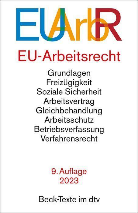 Cover: 9783423532136 | EU-Arbeitsrecht | Taschenbuch | dtv-Taschenbücher Beck Texte | Deutsch