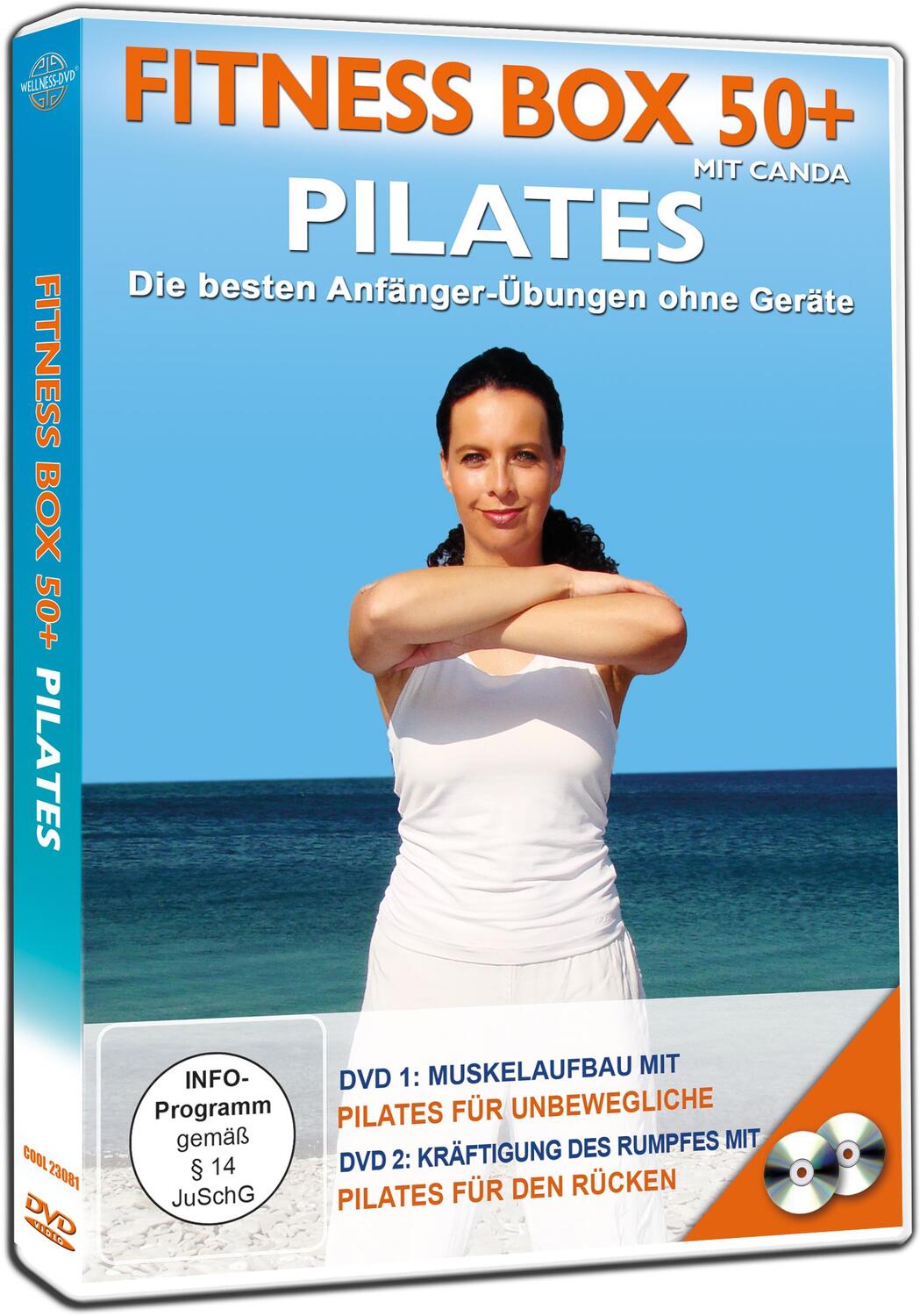 Cover: 9783939867746 | Fitness Box 50+ Pilates - Die besten Anfänger-Übungen ohne Geräte
