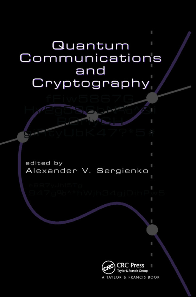 Cover: 9780367391744 | Quantum Communications and Cryptography | Alexander V. Sergienko